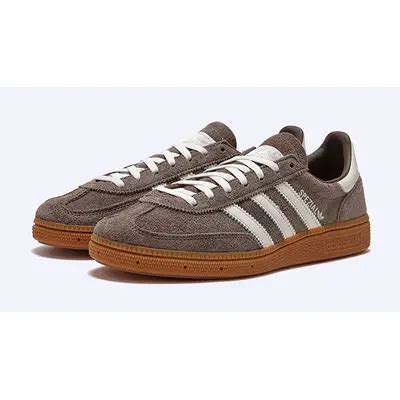 adidas spezial brown uk|adidas originals handball spezial gum sole trainers in brown and white.